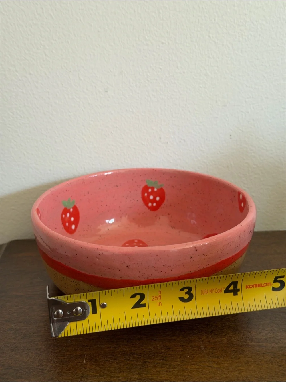 Muddy Mood Handmade Strawberry Ceramic Bowl